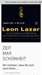 Mobile Screenshot of leonlazar.de